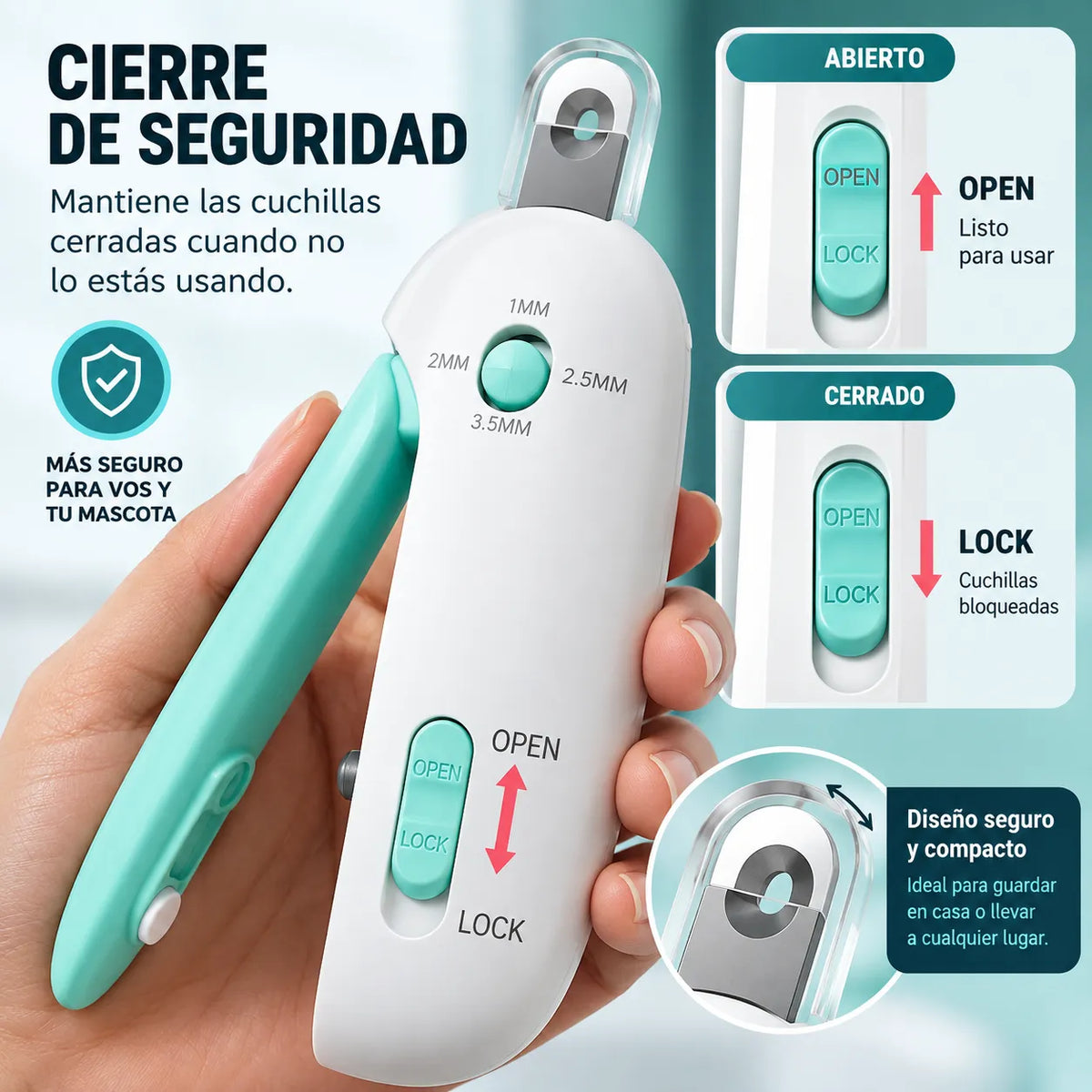 GarraPro™ — El corta garras regulable que cambia la forma de cuidar a tu gato