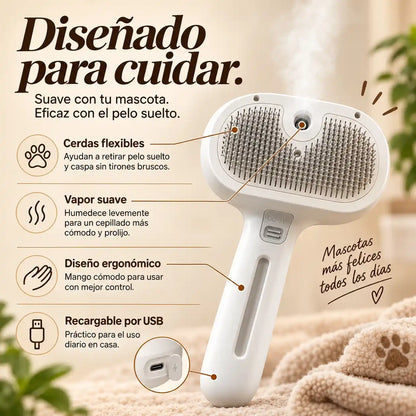 FurClean™ Cepillá, refrescá y eliminá el pelo suelto de tu mascota en una sola pasada.