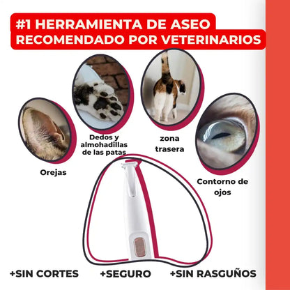 Eliminá nudos y suciedad del pelaje de tu mascota con PetTrim™