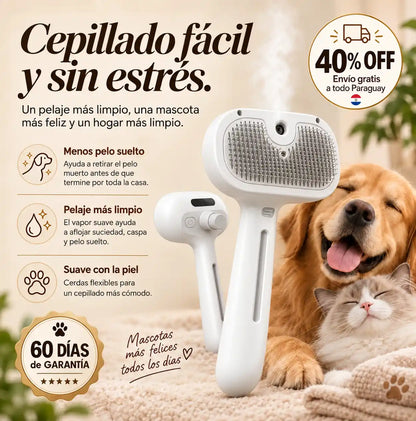 FurClean™ Cepillá, refrescá y eliminá el pelo suelto de tu mascota en una sola pasada.